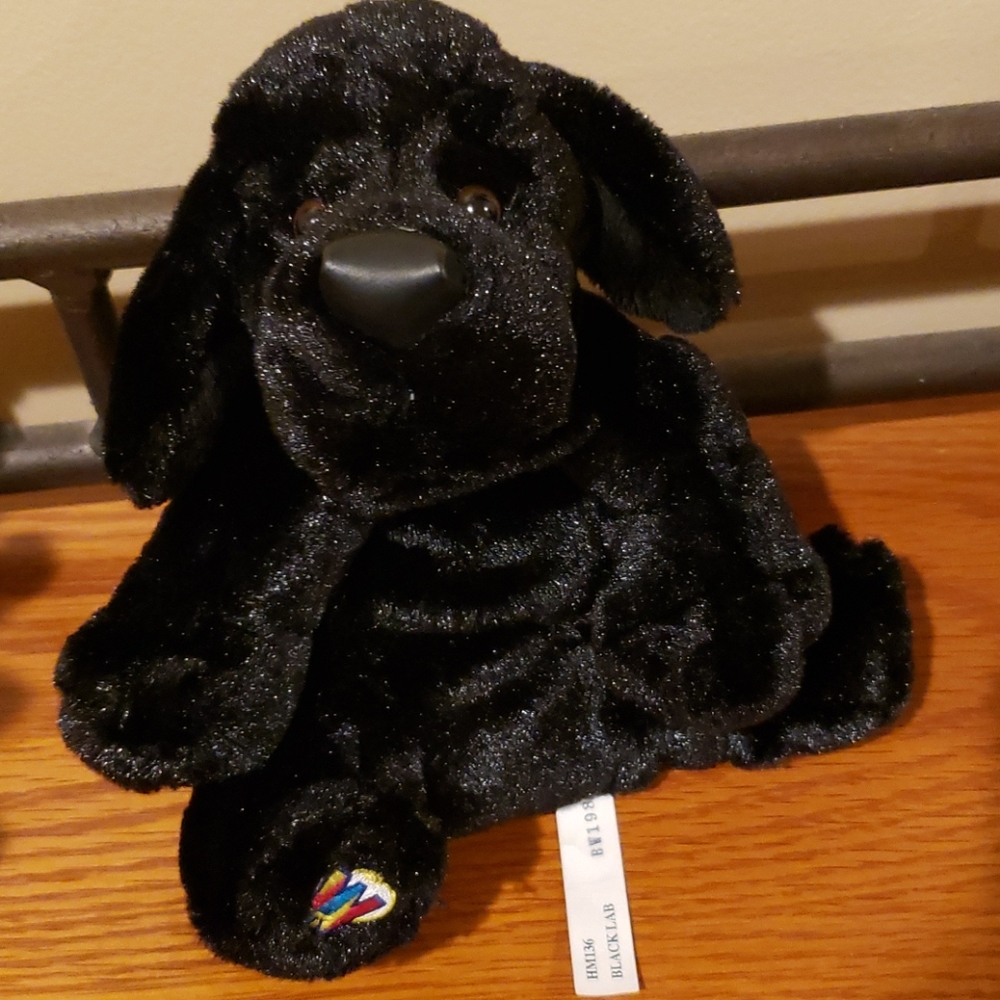 GANZ Webkinz Black Lab Stuffed Animal